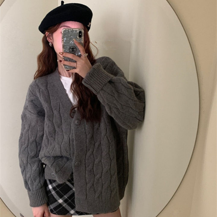 Christmas%20New%20Year%20Red%20Sweater%20Coat%20for%20Women%20Autumn%20and%20Winter%202024%20New%20Popular%20Idle%20Style%20Knitted%20Cardigan%20High%20Sense%20-%20Image%205