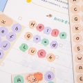DIY Cute Cartoon Letter Sticker Alphabet Sticker Korean Style Stickers For Journal Phone Scrapbook Decoration Stickers. 