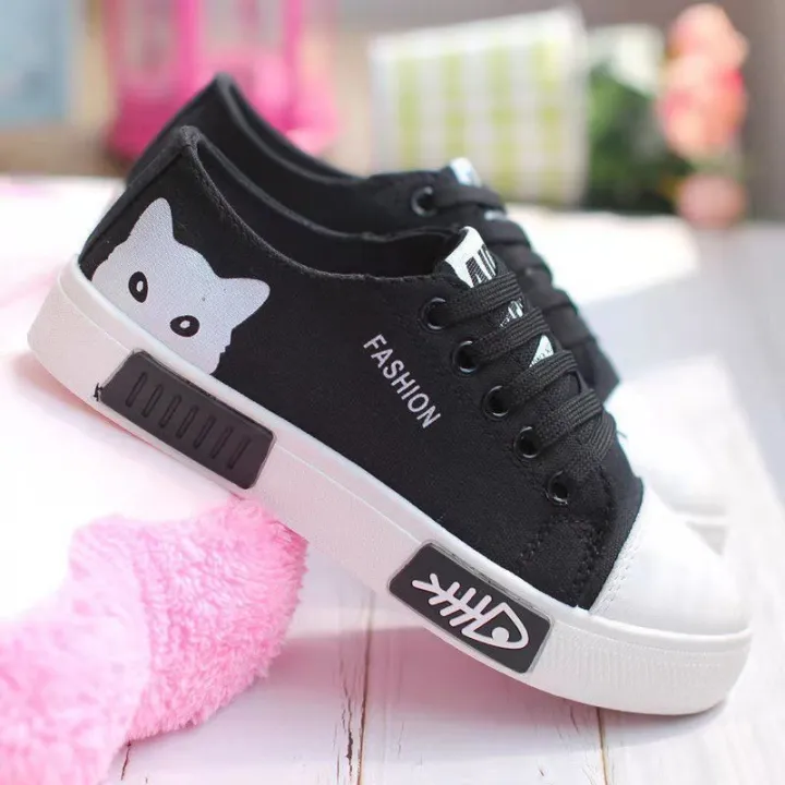 Canvas%20shoesinsWomen's2023Spring%20and%20Autumn%20New%20Girls'%20Sports%20Shoes%20Students%20Korean%20Style%20Versatile%20White%20Shoes%20Skate%20Shoes%20Women%20-%20Image%204