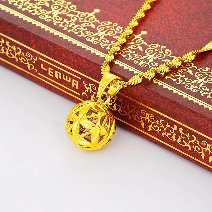 Gold%20Color%20Pendant%20Bird's%20Nest%20Lucky%20Clover%20Flower%20Heart%20Dangle%20For%20Women%20Charms%20Jewelry%20Necklace%20Accessories%20Wedding%20Party%20Gift%20Jessica%20-%20Image%208