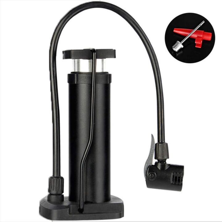 Bicycle Foot Pump – Mini Foot-Activated Air Pump for Road & Cycle Bikes, Small Portable Bike Pump