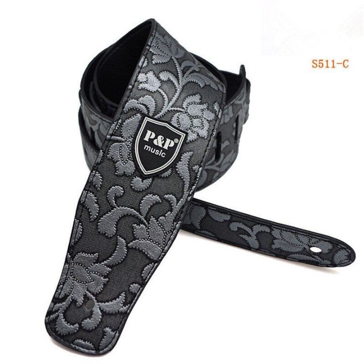 NEW%20Guitar%20Parts%20Widen%20Electric%20Guitar%20Strap%20Crocodile%20Snake%20Skin%20Embossed%20PU%20leather%20Acoustic%20Guitar%20Belt%20Bass%20Strap%20S511%20-%20Image%203
