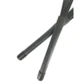 1 Pair Jazz Drum Brushes Retractable Drum Sticks 32 cm black. 