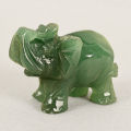 and d atural n Aenturine Jade Stone Craing Elephant Statue ecor ome ecoration. 