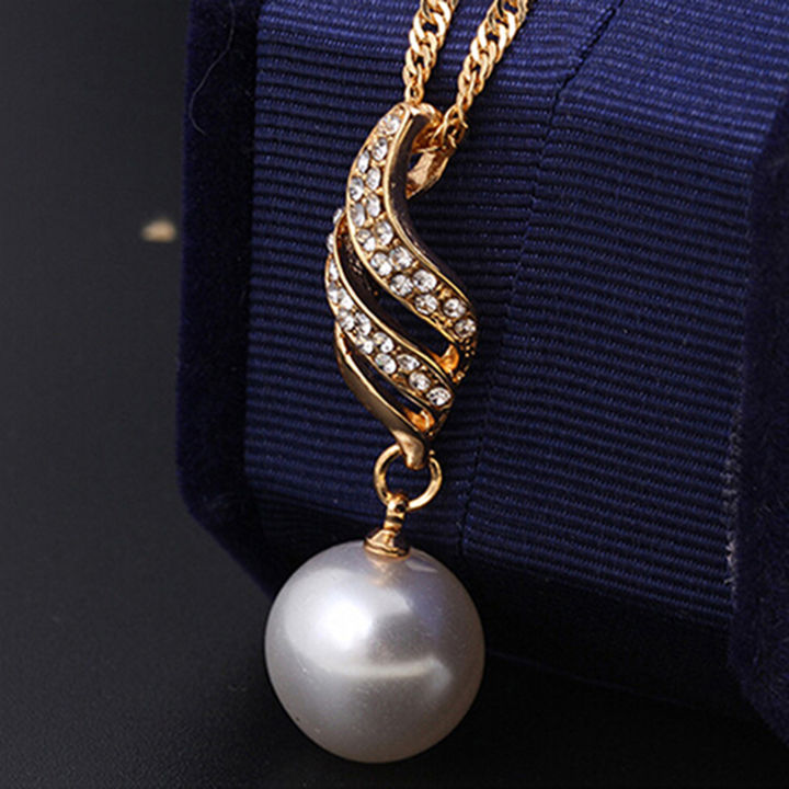 Earrings%20Faux%20Pearls%20Durable%20Alloy%20High%20Quality%20Elegant%20Color%20Earring%20Set%20for%20Travel%20-%20Image%204