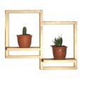 Wooden Wall Décor / Plant Wall Shelf / Wooden Wall Shelf / Decorative Wall Décor / wooden / Wall Hanging Shelf / Wooden Plant Holder PW102. 