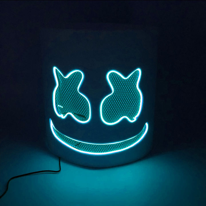 Halloween%20Light%20Up%20Mask%20Full%20Face%20LED%20Neon%20Marshmallow%20Mask%20Headgear%20Luminous%20DJ%20Music%20Festival%20Props%20Cosplay%20Rave%20Party%20Mask%20-%20Image%207