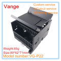Vange PLC module enclosure 80*62*71mm ABS plastic project box. 