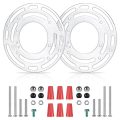 2 Pack Light Fixture Mounting Brackets, Ceiling Light Mounting Plate, Wall Light Mount Blocks with Screw and Nuts. 