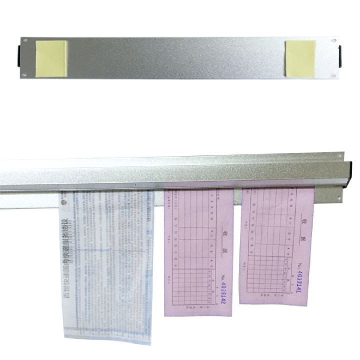 30/40/50/60cm  Kitchen Order Bill Holder, Aluminium Wall Mountable Tab Order Grabber Bill Ticket Rack for Catering Food Restaurant Cafes Pubs Bars
