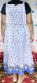 Women lace cotton maternity frock with lycra short sleeve tshirt. 