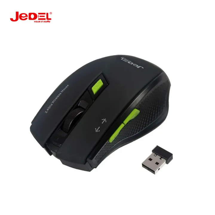 JEDEL W400 Wireless Optical Gaming Mouse  - 2.4Ghz 1600dp