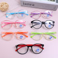 Children Boys Girls Kids Glasses Ultra Light Frame Comfortable Eyeglasses Portable Clear Lens Eyewear. 