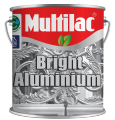 MULTILAC BRIGHT ALUMINUM PAINT. 