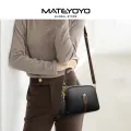 MATEYOYO Women's Bag Fashion Shoulder Bag Cross-body Bag Messenger Bag PU Bag Dual Zipper Design Large Capacity Adjustable Shoulder Straps Inner Pocket Durable Anti Scratch. 