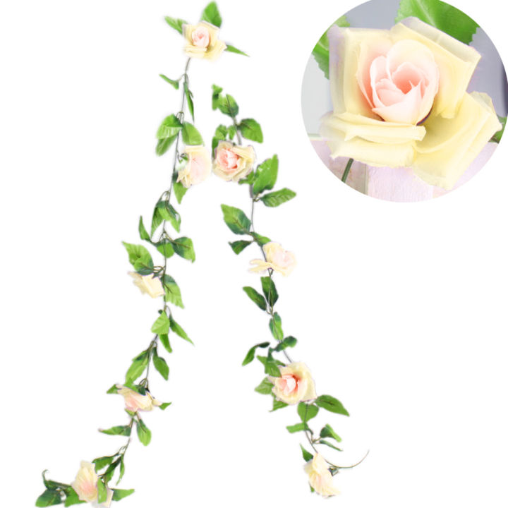 2.35m%20Artificial%20Flower%20Leaf%20Rattan%20Vine%20Park%20Air%20Conditioner%20Pipe%20Decor%20-%20Image%204