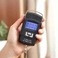 1 Pc Black 50kg Electronic Portable Luggage Scale LCD Digital Display Screen Express Delivery Hook Mini Scale. 