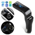 G7 Car Memory Hands-free LCD display 4-in-1 Bluetooth FM Transmitter AUX Modulator Car Kit MP3 Player 2.1A. 