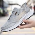 Summer Men's Shoes Breathable Thin Mesh Surface Shoes Men's Mesh Casual Sneakers Mesh Hollow out Deodorant and Lightweight Running Shoes. 