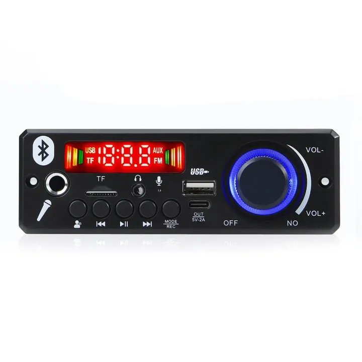 80W%20Amplifier%20DIY%20MP3%20Decoder%20Board%2012V%20160W%20Bluetooth%20Music%20Player%20Car%20FM%20Radio%20Module%20Microphone%20TF%20USB%20Handsfree%20Call%20Record%20-%20Image%202