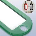 10pcs/Set Classic Tags Labels Key Chains Reusable Plastic Baggage Luggage Tags With Split Ring Label Window For Diy Name Number. 