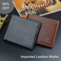 Leather Wallet: Men's & Women's, Short Cross Section, Bi-fold, Multi-card Slots, Coin Purse, Passport Cover. 