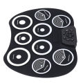 9 Pads Electronic Drum Set Drum Practice Pad Electronic Drum Kit for Practice. 