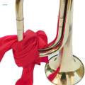 Solid Copper and Brass Bugle Blowing Bugle Signal Musical Instrument with Mouthpiece Cavalry Trumpet Scout Bugle for Beginner Orchestra Kids. 