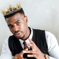 Gold King Crowns for Men Baroque Crystal Crown,for Theater Prom Party. 