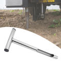 Soil Sampler Tubular Smooth Surface T-Style Handle Soil Test Probe. 