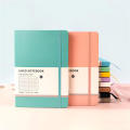 Lightweight Macaron Color A5 Tied Notebook Elegant Tied Closure A5 Size Business Office Notebook Durable Colorful Student Stationery Supplies for Office Use School Use Business Meetings -taking Journaling. 