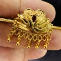 ESH Gold plated Stylish small hansaputtuwa agasthi Kandiyan saree Brooch / Saree Pin For Women. 