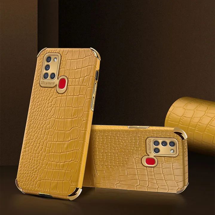 lthmy%20for%20Samsung%20Galaxy%20A21s%20Phone%20Case%20Leather%20Crocodile%20Pattern%20Plating%20Soft%20TPU%20Shockproof%20Anti-scratch%20Four%20Corners%20360%20Degree%20Protection%20Back%20Cover%20-%20Image%206