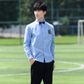 Korean Style School Uniform Suit Female Student Clothes Spring and Summer Short Sleeves College Style Junior High School Student Two-Piece Suit British Style Sportswear. 