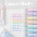 Pen DIY Hand Ledger Color Pen Fluorescent Marker Pen Box And Translucent And Sparkling Girl's Heart Fritillaria Fluorescent. 