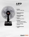 Black Ford Table Fan - BL-TB60. 