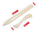 2 Sizes Handmade Leather Craft Trimming Bone Leathercraft Edge DIY Supplies for Working Cutting. 