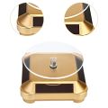 Solar Showcase 360 Turntable Rotating For Jewelry Mobile Phone Watch Ring Camera Displaying Mount Stand. 