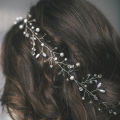Wedding Headdress - Floral Pearl Bride Hair Accessories. 