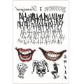 Waterproof Temporary tattoos Unique Colorful Long lasting Suicide Squad costume Fancy dress Batman for Halloween parties. 