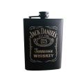 Portable Stainless Steel Hip Jack Daniels Flask 9OZ BLACK. 