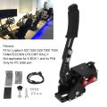 Carbon Fiber Style PC Racing Game USB Handbrake for Logitech G27 G25 G29 T500 T300 FANATECOSW LFS DIRT RALLY. 