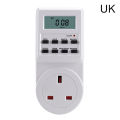 Eu Plug Digital Weekly Programmable Electrical Wall Plug-In Power Socket Timer Switch Outlet Time Clock Ac 220v 110v Uk Au. 
