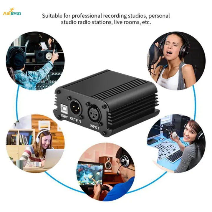 48V%20Phantom%20Power%20Supply%20with%20XLR%203%20Pin%20Microphone%20Cable%20for%20Mic%20Black%20-%20Image%206