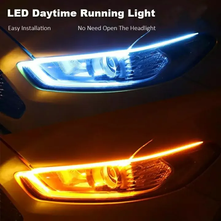 2x%20DRL%2045cm%20Daytime%20Running%20Light%20Flexible%20Soft%20Tube%20Guide%20Car%20LED%20Strip%20White%20Turn%20signal%20Yellow%20Waterproof%20-%20Image%208