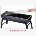 Large BBQ Barbecue Grill Folding Portable Charcoal Outdoor Camping Picnic Burner. 