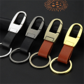 【Zejunsun】Men's simple waist buckle leather business keychain car keychain classic keychain accessories. 