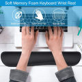 【IKE】Comfortable Wrist Support Ergonomic Mice Mat Mouse Mat Keyboard Pad Wrist Rest Memory Foam. 