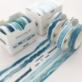 pcs/pack Striped/Grid/Flowers Basic Solid Color paper Washi Tape Set Tape Scrapbooking Label Masking. 