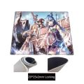 Pc Desk Computer Large Rubber Mat Pad Konosuba Girl Edge Mousepad Megumin Anti-Slip Locking Gamer Mrgbest Mouse Anime Natural(No Led 250X290X2Mm). 